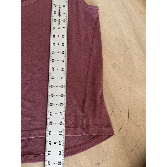 Athleta Tank Top Womens Size M Yoga Top Light Plum Textured - Picture 4 of 5